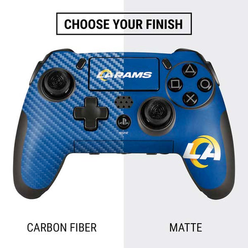 NFL Los Angeles Rams Distressed PlayStation Scuf Vantage 2 Controller Skin